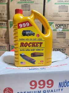 NƯỚC GIẢM NHIỆT ĐỘNG CƠ THẾ HỆ MỚI CHẤT LƯỢNG VƯỢT TRỘI( ROCKET 999 ) MÀU ĐỎ 4L