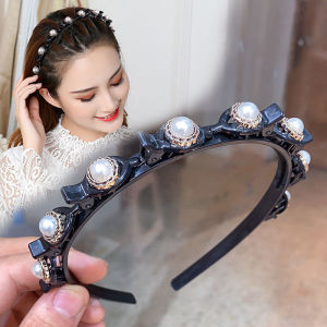 Magic Hairband Styling Tool Outdoors Girls Hair Accessory Diamond Crystal Embellished Korean Style Fresh Outlined Fashion