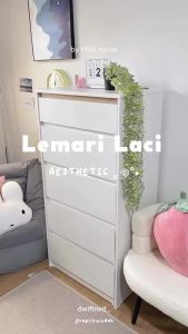 PIRA METROPOLIS OX -  HIRO CHDS560 Lemari Laci / Laci Susun / Meja Rias / Drawer / Lemari Susun dengan Kaca Rias