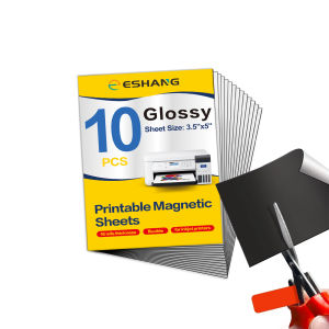 10 Tờ Giấy Từ Tính In Được Kích Thước 3.5x5 Inch Bề Mặt Bóng Không Dính Dùng Cho Máy In Phun Ảnh