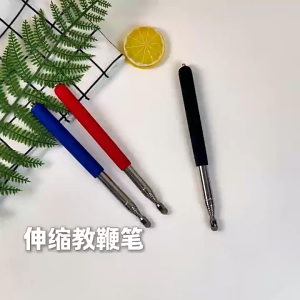 Stick Presentasi Touchscreen 1M Tongkat Papan Tulis Retractable Pena Pointer Bahan Stainless Steel