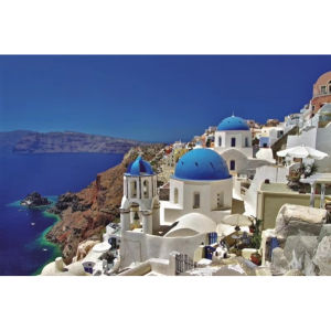 Santorini Island Jigsaw Puzzle 500/1000/1200/2000PCS Coastal Scene Focus Activity Leisure Time Gift