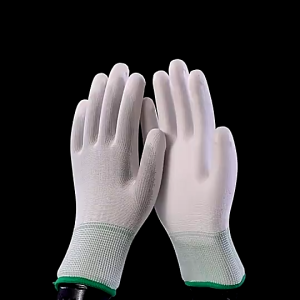 12pairs PU Gloves Anti Static Industrial Antiskid Electronic Working Breathable For Light Industry