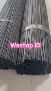 Ruji Hitam 2mm panjang 70cm isi 950+ Jeruji sangkar burung lidi bambu non fiber