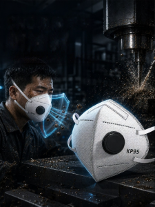Industrial Oil Mist and Toxic Gas Protection Mask with Activated Carbon