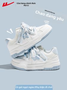 Warrior | Giày Sneaker Nữ Đế Dày Màu Trắng Phong Cách Casual Thu 2026