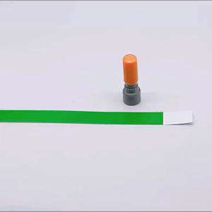 100Pcs Gelang Event Anti Air/Gelang Tangan PVC Sekali Pakai Gelang Wahana Entry Event/Warna fosfor Gelang Tangan