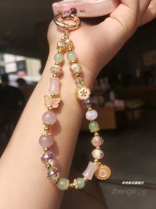 Artistic Beaded Phone Strap Womens Style Mobile Phone Chain Ethnic Pendant Handbag Chain Creative Hanging Ornament New Model