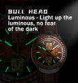 RED STAR 42mm Bull Head with Seagull Movement 1963 Chronograph Mechanical st1901 Watch Military Luminous Men Wristwatches Goose. 