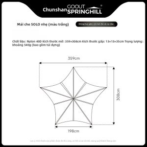 goout springhill | Bạt Dã Ngoại Siêu Nhẹ và Di Động