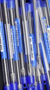 4pcs FCHE 6mm x 3mm x 100mm Tungsten Carbide Burr Panjang Extra Long Double Cut Rotary Rasp File Porting Tool Mata Porting Mata Korek