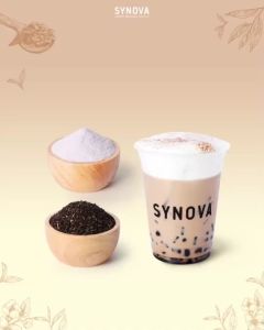 เซ็ตเมนูเครื่องดื่ม SYNOVA : เซ็ตชานมสูตรเข้มข้น Milk Tea พร้อมสูตรชงเครื่องดื่ม (Set)