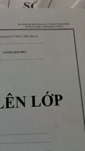 Sổ lên lớp (10 cuốn) đào tạo Đại học Cao đẳng Trung cấp theo Thông tư số 23/2018/TT-BLĐTBXH
