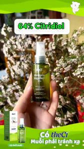 Xịt Chống Muỗi TheCi 50ml Không DEET Tinh Dầu Sả Chanh Bạch Đàn | Xịt Đuổi Muỗi Phun Sương Tiện Lợi