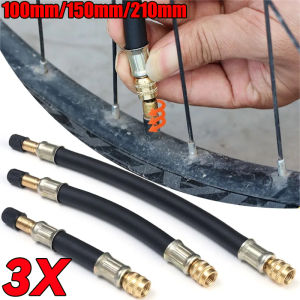 3 cái van lốp lốp cao su ống nối dài Van chân không xe hơi bơm hơi ống nối dài vòi phun khí bơm hơi mở rộng vòi phun