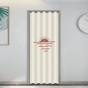 Summer Air-Conditioning Door Curtain and Partition Curtain For Home Punch-Free Bedroom Windshield Insulated Kitchen Fitting Room Cover Cloth Curtain