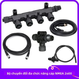 Bộ Chuyển Đổi Đa Chức Năng NMEA2000 Đầu Nối Loại T 3/6 Cổng ABS DC 9-30V Phụ Kiện Ô Tô Để Truyền Dữ Liệu NMEA