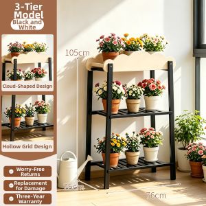 TUOJUE | Multi-level Balcony Plant Stand