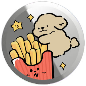 Magsafe Burger Fries Dog Magnet Phone Holder Foldable Retractable Cute Cartoon Acrylic Material Universal Clip for Smartphones