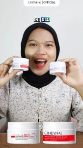 [BPOM] CINDYNAL Moisturizer Hexapeptide anti Wrinkle Cream / Krim Pelembab Wajah Anti Kerut Memudarkan Keriput Muka dan Garis-garis Halus Mengencangkan Kulit