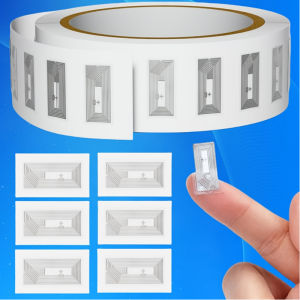 NTAG213 NFC Tags Bulk Rewritable Adhesive Labels Transparent Design for Smart Shelves Inventory Product Tracking Identification