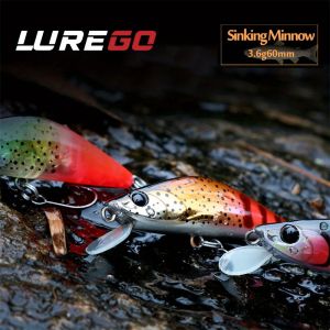 1PC 3.6g 60mm Micro Finesse Trembling Sinking Minnow Lure – Ultra-Realistic Trout & Panfish Hard Bait