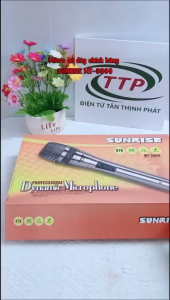 [CHÍNH HÃNG]Micro karaoke có dây chính hãng SUNRISE MT 3600 hát nhẹ hút giọng mic kèm dây zin dài 5m chống gãy bền bỉ