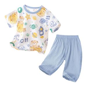 TONGLIANCHUXIN | Summer Cotton Short Sleeve T-shirt and 3/4 Pants Set For Infants
