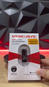 Bộ chuyển đổi USB Wi-Fi Mini Mercusys N300 MW300UM Chính Hãng