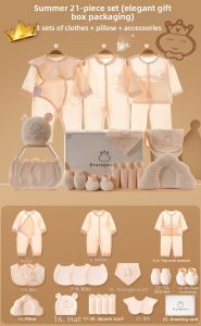 YINGZHUJIAO | Cotton Newborn Baby Set for Winter