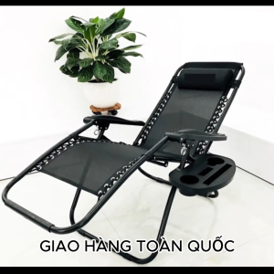 Ghế thư giãn gấp gọn chịu tại 300kg khung hợp kim siêu dày Ghế xếp thư giãn gấp gọn thành giường ngủ trưa văn phòng+ -Hàng loại A+ Xuất Châu Âu
