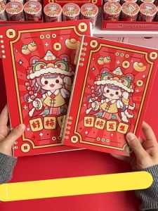 TLD Aesthetic Binder A5 Hard Cover Plastik: Buku Catatan Berjajar & Buku Lepas New Year Limited