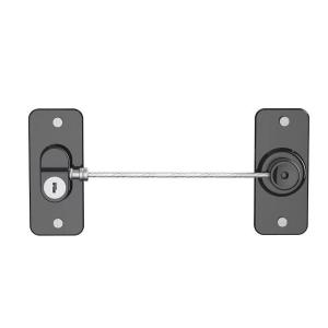 Combination Refrigerator Lock Adhesive No Drill Heavy Duty Steel Cable Anti-Pry for Home Kitchen Cabinet Door Child Safety
