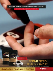 Natural Coffee - Fermented Black Garlic Coffee B1T1 No added sugar pure organic