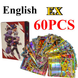 Takara Tomy | English/Spanish/French Pokemon V VMAX VSTAR GX Cards Holographic Rare Flash Cards Set Trading Card Game TCG Game Battle Card