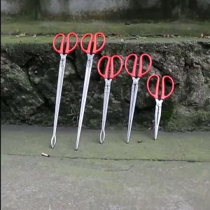60cm Stainless Steel Sea Catch Clip Long Handle Crab Tongs Garbage Clip