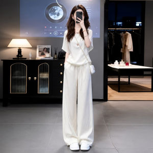 SUSIEYUAN | Trendy Korean Style Youthful Matching Set White