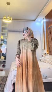 GANIA Baju Wanita Muslim Set Hijab  Terlaris Adem Viral Model Baru Modern Import Busui Berkualitas