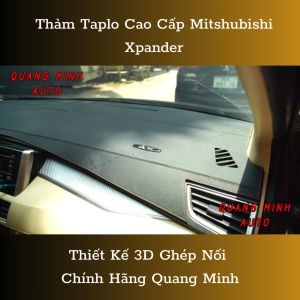 Thảm Taplo Ô Tô Thảm Taplo Da Pu Nappa Misubishi Xpander 2018 - 2024 Được Thiết Kế 3D Ghép Nối