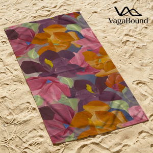 BILIBILI | Vivid Blooms Beach Towel Sand Free Quick Dry Absorbent Thin Compact Towels for Swimming Pool Camping Beach Accessories