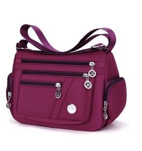New Fashionable Oxford Cloth Womens Bag Waterproof Multi-compartment Single Shoulder Crossbody Travel Bag for Middle-Aged And Elderly Mothers