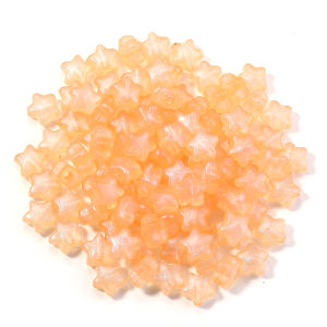 100 Hạt Cườm Acrylic Phát Sáng Hình Sao Nhiều Màu Sắc 10mm Dùng Làm Vòng Tay Vòng Cổ Trang Sức Tự Làm