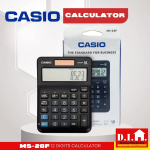 Do It Home Casio MS-20F 12 Digits Calculator Mini Desk Type