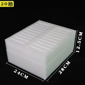 New Mobile Phone Storage Box Foam Multi-grid Storage Box Screen Film Desktop Management Foam Box Plastic Shelf Organizer