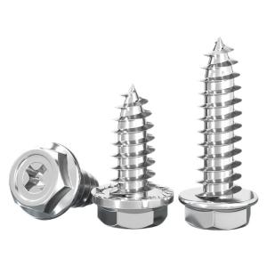 TIANZHUOJINSHU | Cross Recessed Flanged Hex Self Tapping Screw Wood