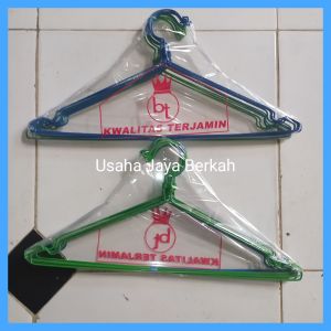 Hanger Celana Kawat Besar Ukuran 29 mm panjang 44-45cm Hanger Baju Kuat Tahan Karat 10 bj