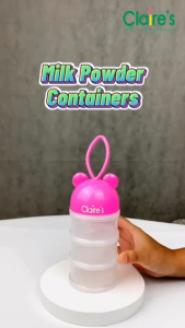 CLAIRES BABY MILK POWDER CONTAINERS / FOOD STORAGE