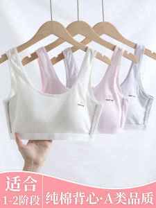 Girls Underwear Developmental Period 10-14 Years Old Young Adult Bra 8 Girls First and Second Stage Puberty Sports Shockproof Vest