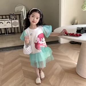 LOBER ชุดเดรสเด็ก ชุดนางเงือก ชุดเดรสนางเงือก ชุดเจ้าหญิง ชุดเด็กผู้หญิง ชุดเด็กหญิง ชุดเด็กหญิง2-8ปี