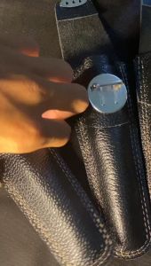 Sarung Kulit Pipa untuk Panjang 15cm Bahan Kulit Asli Lentur